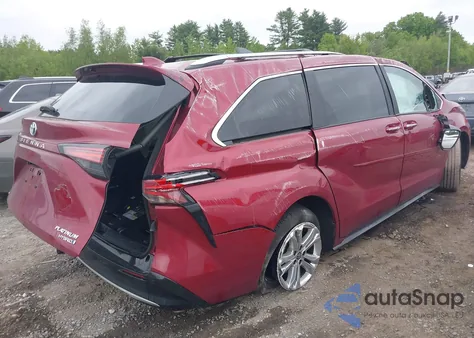 2024 Toyota Sienna Platinum from USA, damaged, VIN 5TDESKFC3RS119135